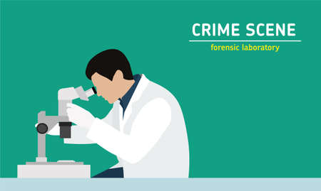 Investigation. Laboratory studies evidenceのイラスト素材