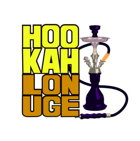 Hookah lounge Hand painted brush lettering. Hand lettering and custom typography for your  lounge...