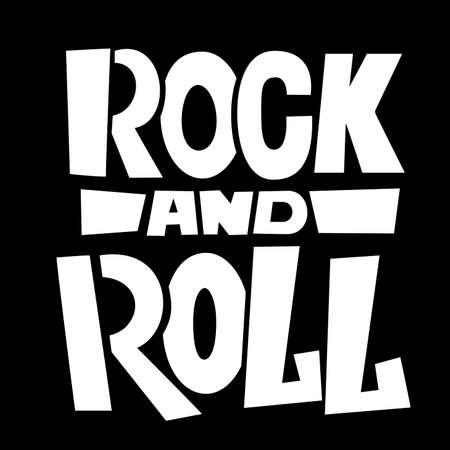 Rock and roll background design. Vector illustration.のイラスト素材
