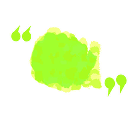 Set of Creative Quote bubble template.Watercolor, ink, splash Quote blank templates.Vector illustration.のイラスト素材