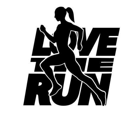 Running quote. Hand drawn vintage illustration with hand lettering. This illustration can be used as a print on t-shirts and bags, stationary or as a poster.のイラスト素材