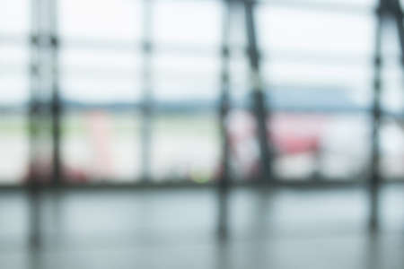 Blurred airport backgroundsの写真素材