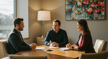 Group of business people having a meeting in the office. Business conceptの素材