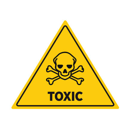 biohazard toxic warning sign vectorのイラスト素材