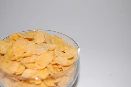 cornflakes for breakfastの写真素材
