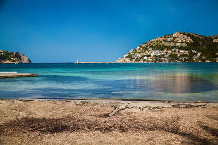 view of the harbour of Port d'Andratx, Majorca, Spain