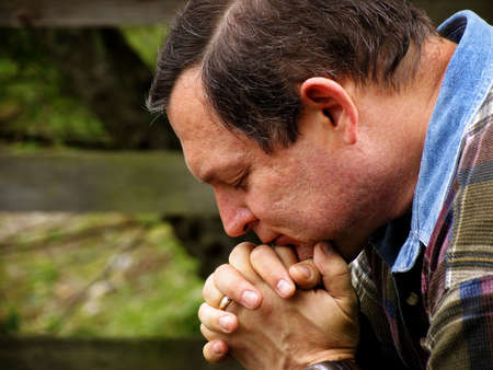 Man in prayer 