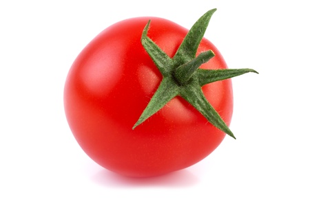 close up of one tomato の写真素材