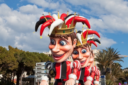 NICE, FRANCE-FEBRUARY 26: allegorical floats at the Nice carnival on February 26, 2013.The Carnival attracts over a million visitors to Nice every year and spans a two week period with the final day on Fat Tuesday.のeditorial素材