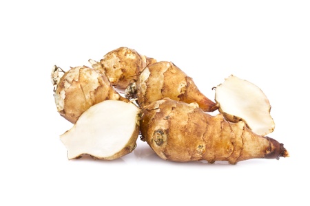 sunroot tubers or jerusalem artichoke  Helianthus tuberosus の写真素材