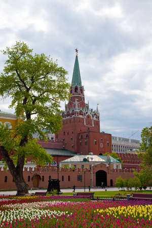 Tower of Moscow Kremlin, Russiaのeditorial素材