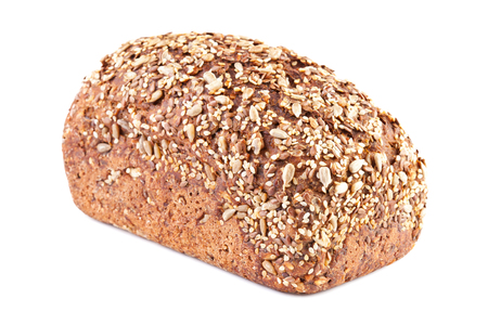 bread on white の写真素材