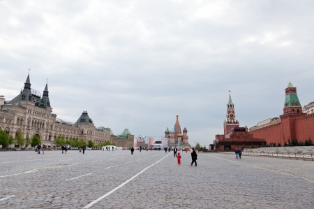 View of the Red Square in Moscow, Russia