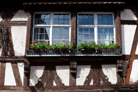old house in Strasbourg, France, Alsaceの写真素材