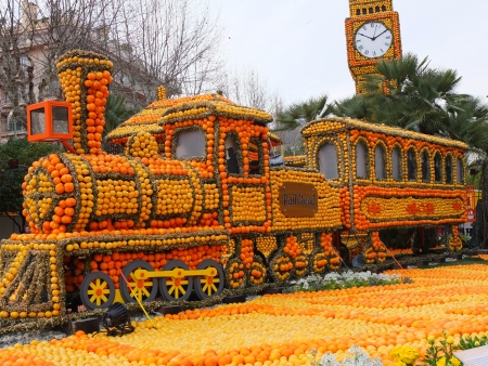 Lemon festival of Menton, France 2013のeditorial素材