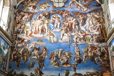 The Last Judgement, Sistine Chapel のeditorial素材