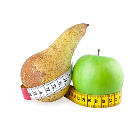 Weight loss and healthy food conceptの写真素材