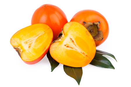 kaki persimmon fruitの写真素材
