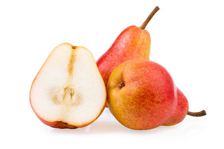 pear fruit isolatedの写真素材