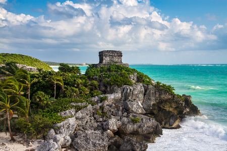 God of Winds Temple - Tulum, Mexicoの写真素材