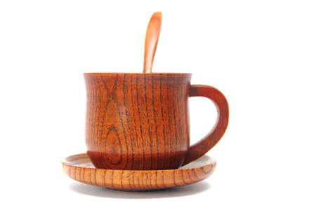 Product from a cedar on a white background  Mug and saucer の写真素材