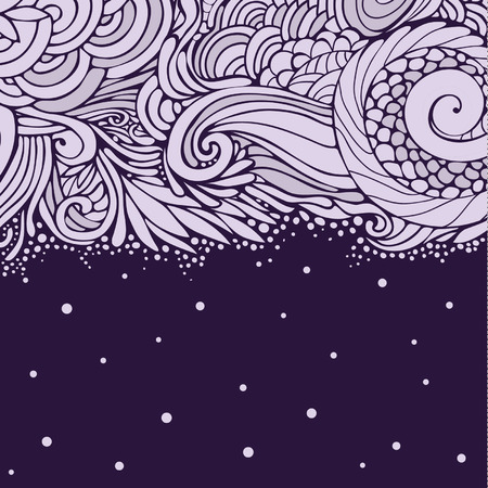 Seamless winter backgroundのイラスト素材