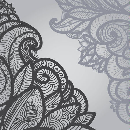 seamless background with abstract flowers.のイラスト素材