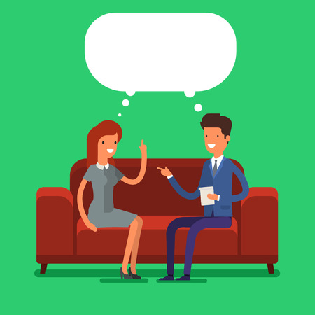 Psychological counseling concept.のイラスト素材