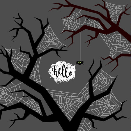 Halloween vector illustration.のイラスト素材