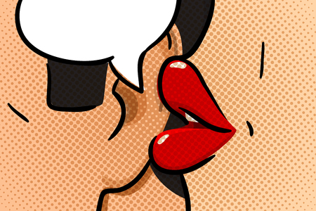 Concept of gossipのイラスト素材