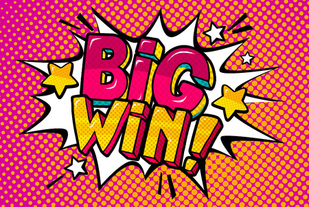Big Win Message In Pop Art Styleのイラスト素材 ストックフォト 写真素材のstock Foto ストックドットフォト