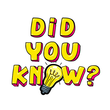 Did you know message on white background. Pop art style. Vector illustrationのイラスト素材