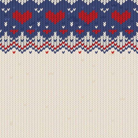 Knitted blue and white christmas sweater texture. Ugly sweater party.のイラスト素材