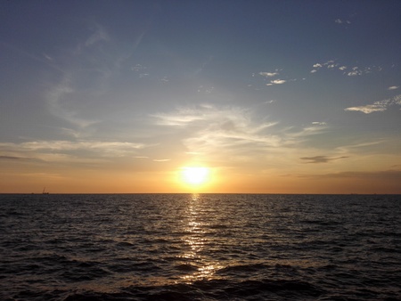 Sunset Oceanの写真素材