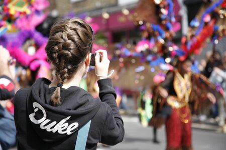 London, UK - August 29, 2011: Second day of 2011 Notting Hill Carnival. This is one of Europe's largest festival and parade take place for two days. First day is known as Children's Day. 



のeditorial素材