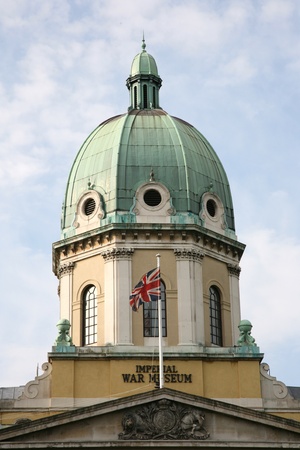 London, UK - May 29, 2011: Outside view of Imperial War Museum, located in Lambeth of London. Museum's collections are various for examples documents, photographs, film and military vehicles and aircraft etc. のeditorial素材
