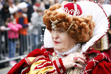 London, UK - January 01, 2012: Performers take part in the New Years Day Parade. More than 10,000...