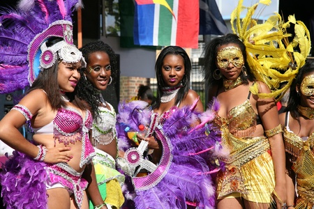 London, UK - August 30, 2010: Second day of 2010 Notting Hill Carnival. This is one of Europe's...