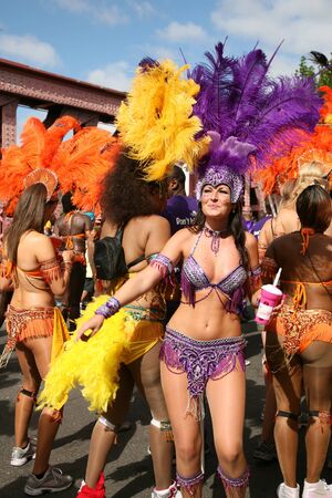 London, UK - August 30, 2010: Second day of 2010 Notting Hill Carnival. This is one of Europe's largest festival and parade take place for two days. First day is known as Children's Day.
のeditorial素材