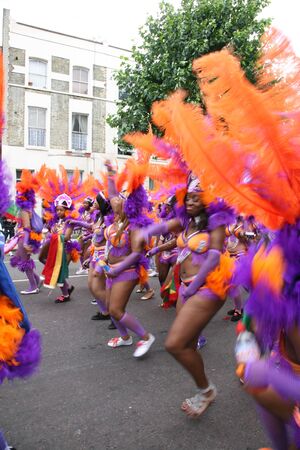 London, UK - August 30, 2010: Second day of 2010 Notting Hill Carnival. This is one of Europe's largest festival and parade take place for two days. First day is known as Children's Day.
のeditorial素材