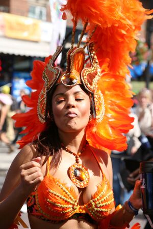 London, UK - August 30, 2010: Second day of 2010 Notting Hill Carnival. This is one of Europe's largest festival and parade take place for two days. First day is known as Children's Day.
のeditorial素材