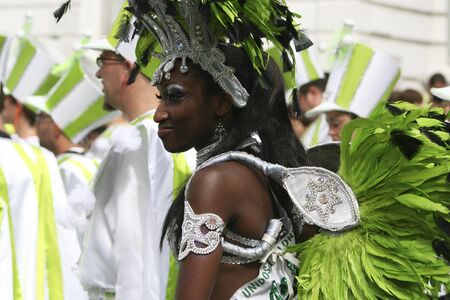London, UK - August 31, 2009: Performers take part in the second day of Notting Hill Carnival,...