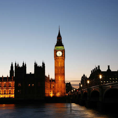 Big Ben and Palace of Westminster seen from South Bankのeditorial素材
