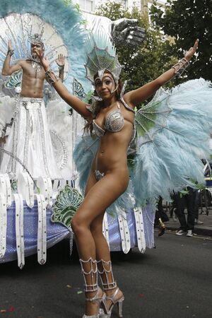 London, UK - August 29, 2011: Second day of 2011 Notting Hill Carnival. This is one of Europe's largest festival and parade take place for two days. First day is known as Children's Day.



のeditorial素材