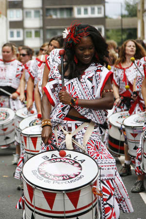 London, UK - August 29, 2011: Second day of 2011 Notting Hill Carnival. This is one of Europe's largest festival and parade take place for two days. First day is known as Children's Day.



のeditorial素材