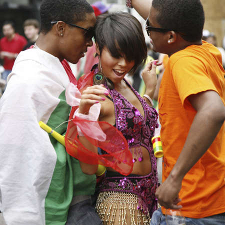 London, UK - August 29, 2011: Second day of 2011 Notting Hill Carnival. This is one of Europe's largest festival and parade take place for two days. First day is known as Children's Day.



のeditorial素材