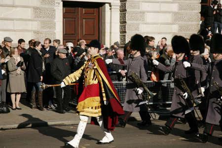 London, UK - November 11, 2012: Unidentified Regiments as part of the annual Remembrance Sunday events, Poppy Day or Armistice Day, 11 every Nov, observed by Commonwealth of Nations, to remember armed forces who have died since First World War. 
のeditorial素材