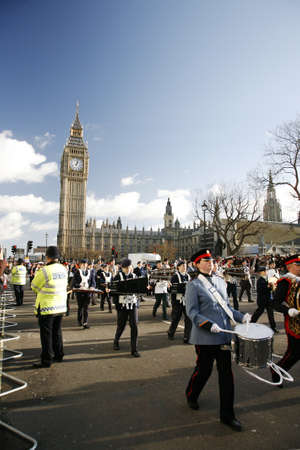 London, UK - January 01, 2013: An unidentified marching band participates in the New Years Day Parade. More than 10,000 performers represent for 20 countries world-wide.
のeditorial素材