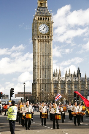 London, UK - January 01, 2013: An unidentified marching band participates in the New Years Day Parade. More than 10,000 performers represent for 20 countries world-wide.
のeditorial素材