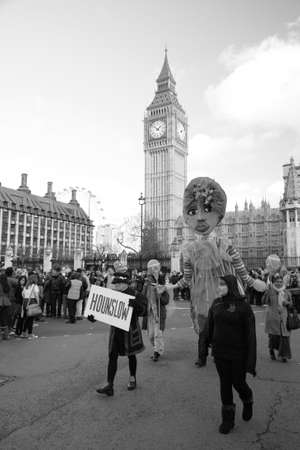 London, UK - January 01, 2013: Performers take part in the New Years Day Parade. More than 10,000 performers represent for 20 countries world-wide.
のeditorial素材
